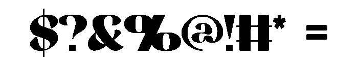 BocaGrande Font OTHER CHARS