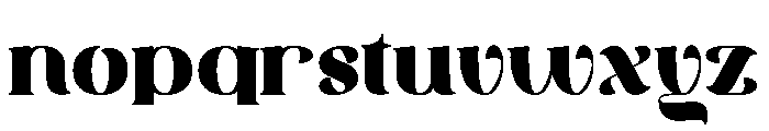 BocaGrande Font LOWERCASE