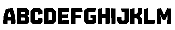 Bocco Regular Font UPPERCASE