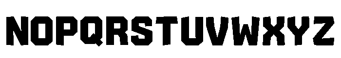 Bocco Regular Font UPPERCASE