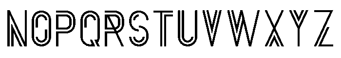 Bock Regular Font LOWERCASE