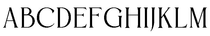 Bocthira Majesthique Serif Font UPPERCASE