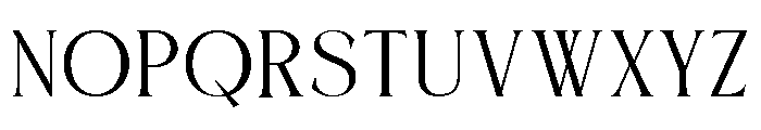 Bocthira Majesthique Serif Font UPPERCASE