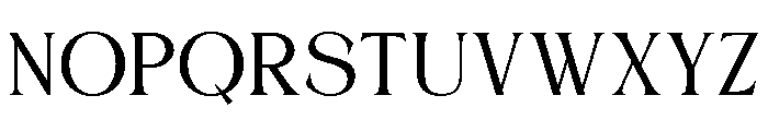 Bocthira Majesthique Serif Font LOWERCASE