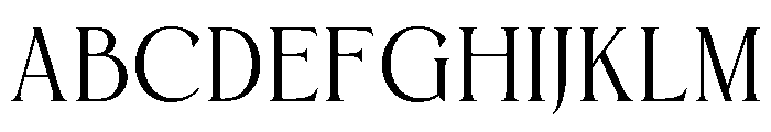 BocthiraMajesthique-Serif Font UPPERCASE