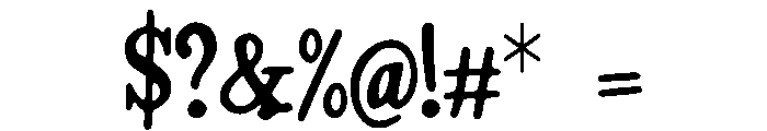 Boden Font OTHER CHARS