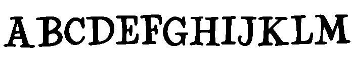 Boden Font UPPERCASE