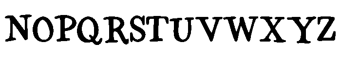 Boden Font UPPERCASE