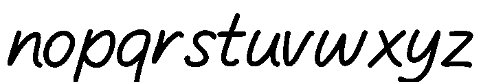 Bodhana Font LOWERCASE
