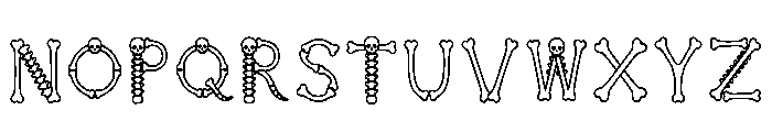 Bodhi Regular Font LOWERCASE