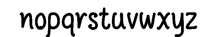 Bodhi Signature Font LOWERCASE