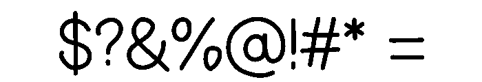 Bodhipakkha Font OTHER CHARS
