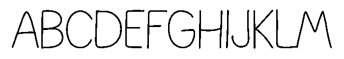 Bodhita Font UPPERCASE