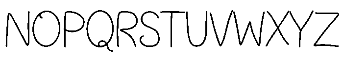 Bodhita Font UPPERCASE