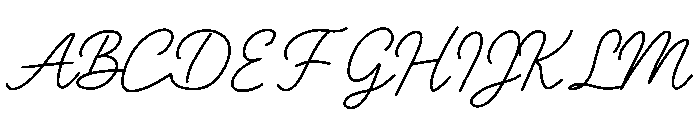 Bodhitaara Font UPPERCASE
