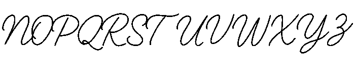 Bodhitaara Font UPPERCASE
