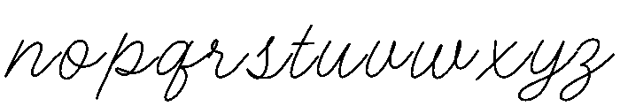 Bodhitaara Font LOWERCASE