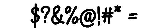 Bodielle Font OTHER CHARS