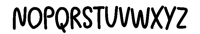 Bodielle Font UPPERCASE