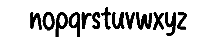 Bodielle Font LOWERCASE