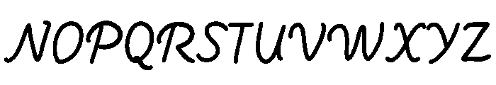 Bodivara Font UPPERCASE