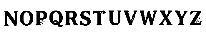 Bodoa Regular Font LOWERCASE