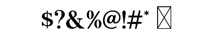 Bodoni Elegant Font Font OTHER CHARS