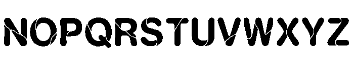 Boehr Regular Font UPPERCASE