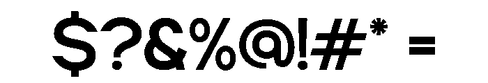 Bogea-Regular Font OTHER CHARS
