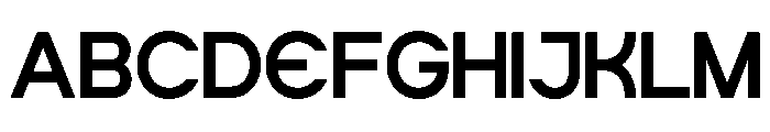 Bogea-Regular Font UPPERCASE