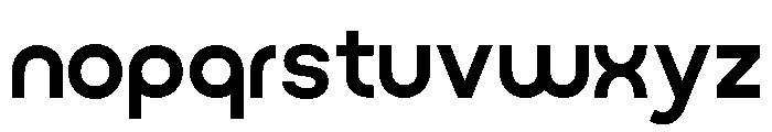 Bogea-Regular Font LOWERCASE