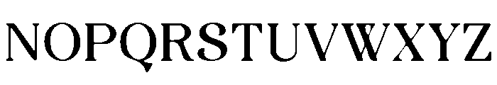 Bogens Rough Font UPPERCASE