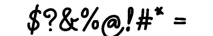 Bogie Fu Font OTHER CHARS