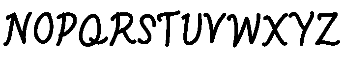 Bogie Fu Font UPPERCASE