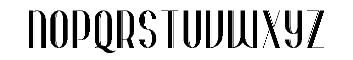 Bohem Regular Font UPPERCASE