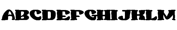 Bohemian Queen Font UPPERCASE