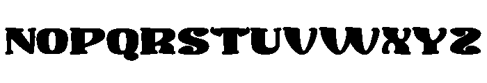 Bohemian Queen Font UPPERCASE
