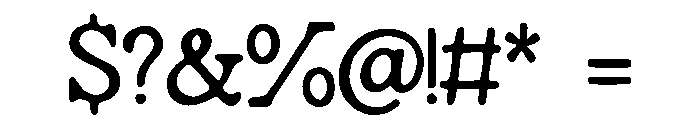 Bohemian_Typewriter Font OTHER CHARS