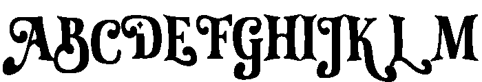 Boho Celestia Font UPPERCASE