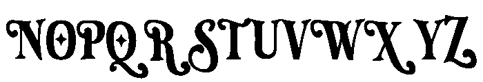 Boho Celestia Font UPPERCASE
