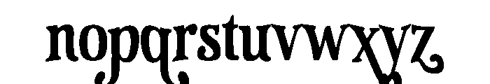 Boho Celestia Font LOWERCASE