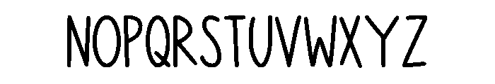 Boho Christmas Regular Font LOWERCASE