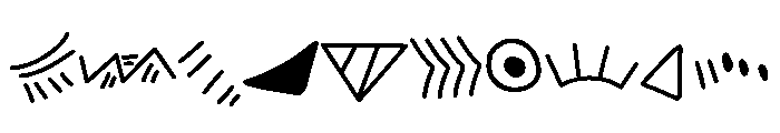 Boho Doodle Elements Font OTHER CHARS