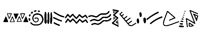Boho Doodle Elements FONT