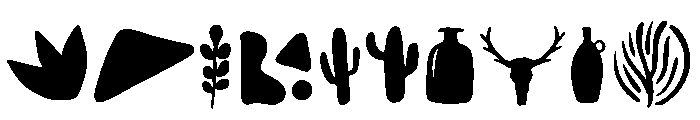 Boho Elements Font OTHER CHARS