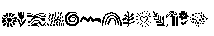 Boho Shapes FONT