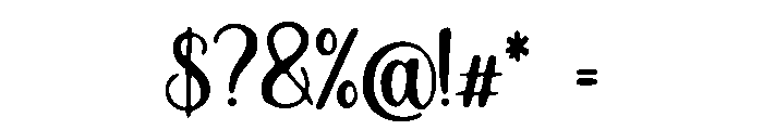 Boho_Soul Font OTHER CHARS