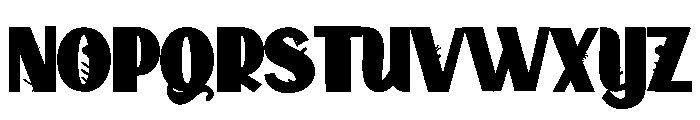 Boho Spring CF Zing Font LOWERCASE
