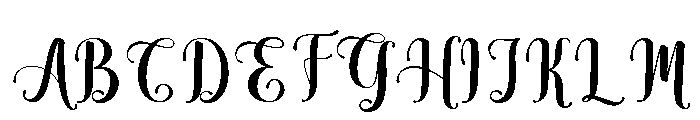 BohoKalesta Font UPPERCASE