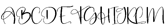 Bohotime Font UPPERCASE